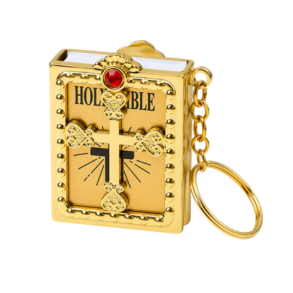 Mini Biblia Cristiana en Llavero ✝️